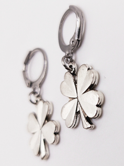 Серьги Клевер