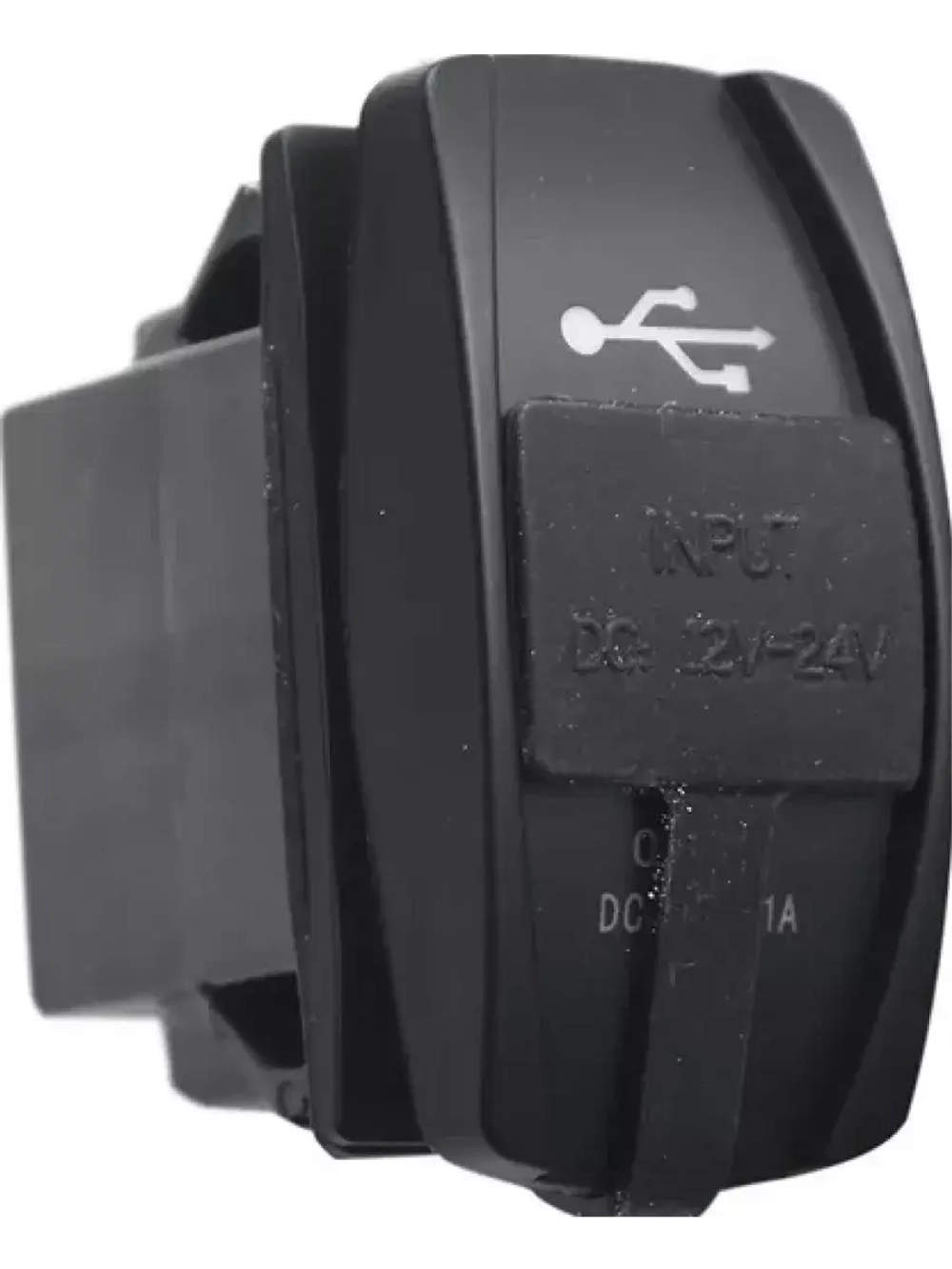 Розетка USB 3,1A переключатель, с крышкой (RIF22-4-1008300)