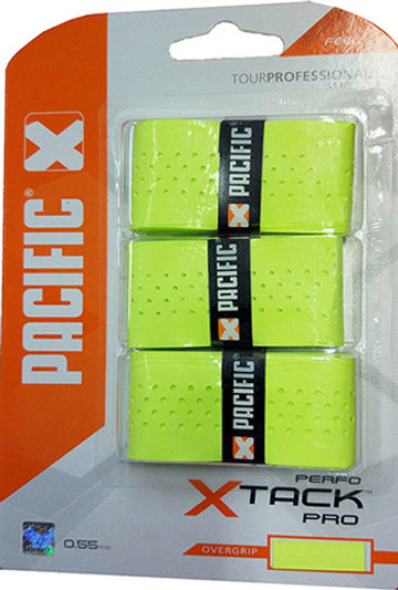 Намотки теннисные Pacific X Tack Pro Perfo lime 3P