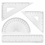 Готовальня BRAUBERG SCHOOL KIT, 9 предметов, циркуль 125 мм, чертежные принадлежности, лавандовый цвет, 210713