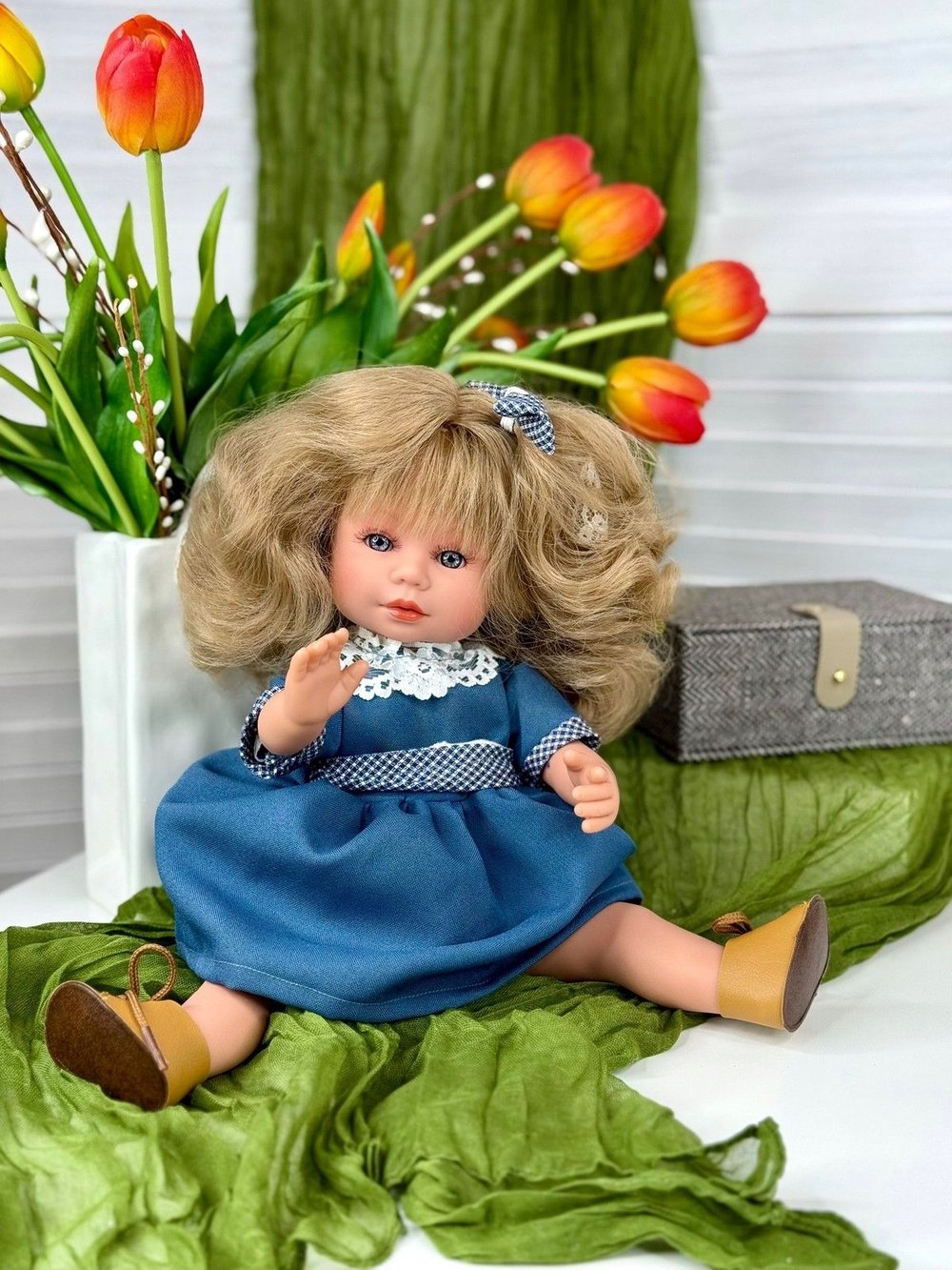 Кукла для девочки виниловая 34см Хави (022230A)