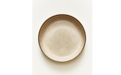 Zara Home тарелка глубокая из каменной керамики, цвет бежевый, 20 см