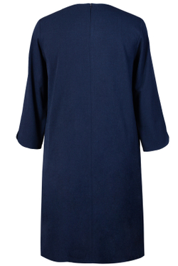 Платье женское 1635А, темно-синий #406ТС051635А