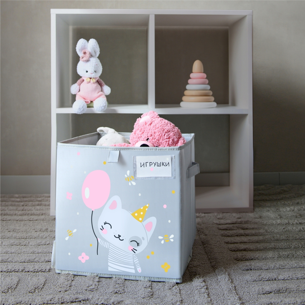 Коробка для игрушек. Котик