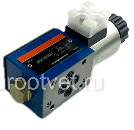 Z4WE6E63-3X/EG24N9K4 - Гидрораспределитель золотниковый Ду 6 модульного монтажа с электроуправлением, схема E63, электроуправление G24, возврат - пружинный