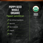 Frontier Co-op, органический мак, цельные семена, 453 г (16 унций)