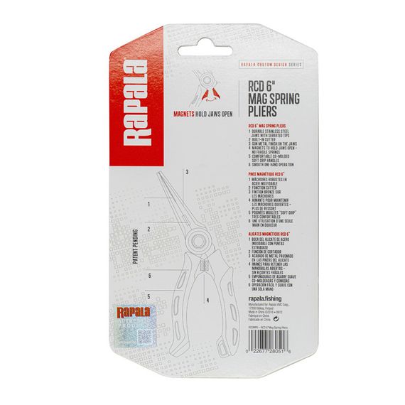 Плоскогубцы RAPALA RCD Mag Spring (16 см.)