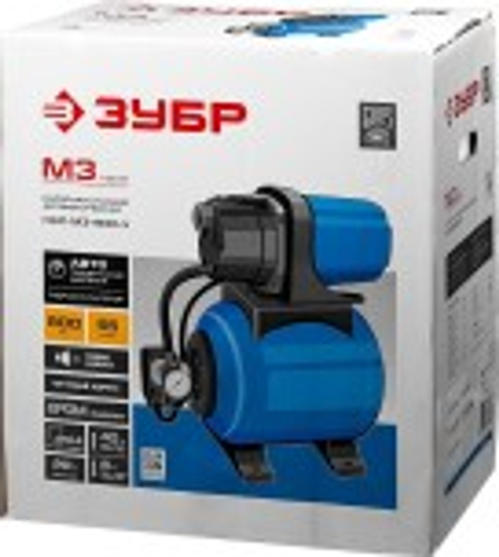 Установка для водоснабжения ЗУБР НАС-М3- 800-Ч НАС-М3-800-Ч