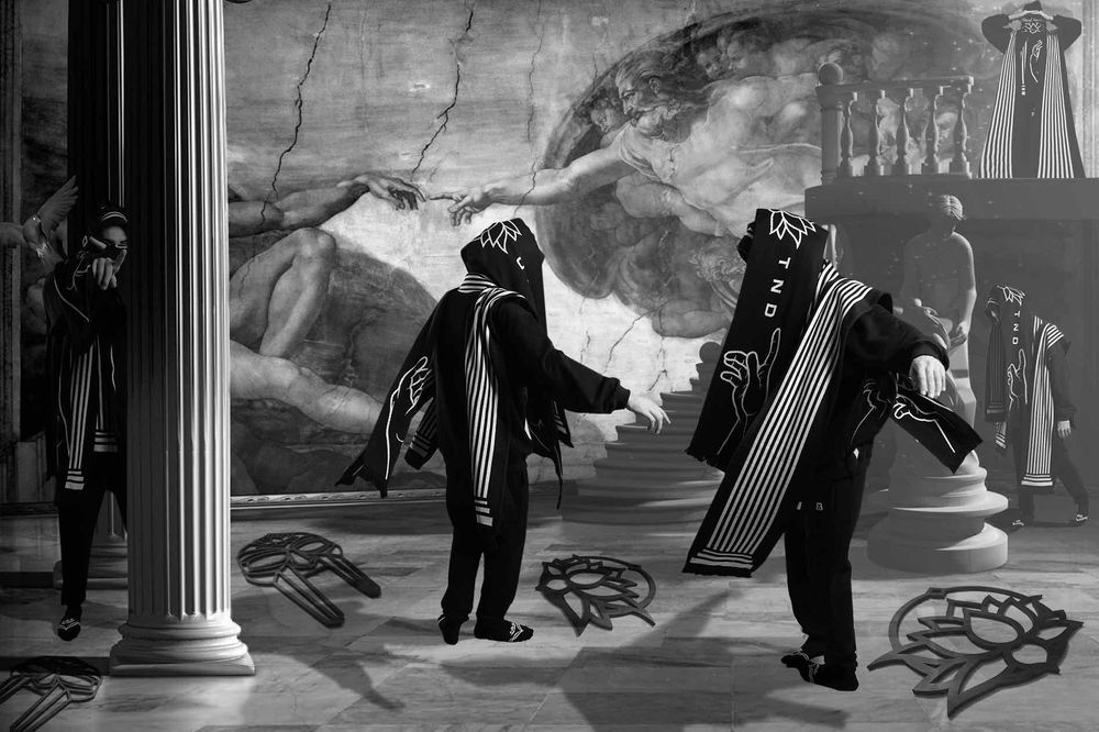 Шарф Тандем Тэндай Ренессанс Черный