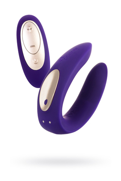 Многофункциональный стимулятор для пар Satisfyer Partner Toy Plus Remote фиолетовый
