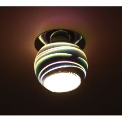 DK88-1 Светильник ЭРА декор 3D горизонт G9,220V, 35W, серебро/мультиколор