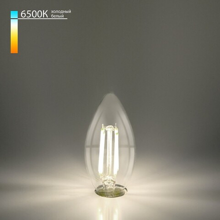 Лампа светодиодная Elektrostandard Свеча F E27 9Вт 6500K a056256
