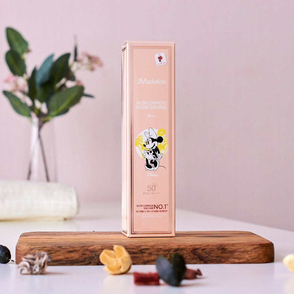 JMsolution Disney Collection Mini Luminous Rose SPF50+ PA++++ Солнцезащитный спрей с розой 180мл