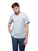 Туника медицинская мужская Pulse 258 Michigan, R148 нэви, S