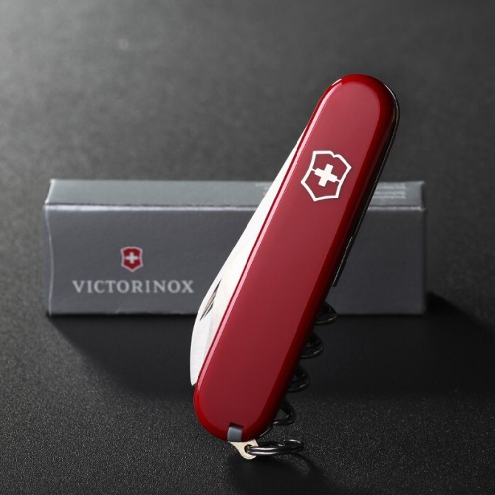 Нож Victorinox Waiter, 84 мм, 9 функций, красный