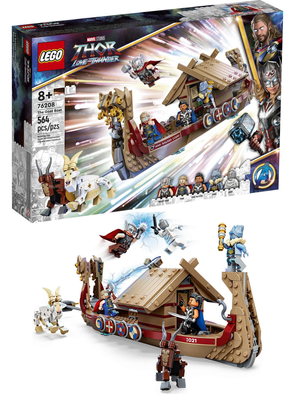 Конструктор лего Marvel Super Heroes 76208 "Thor Козлиная лодка"