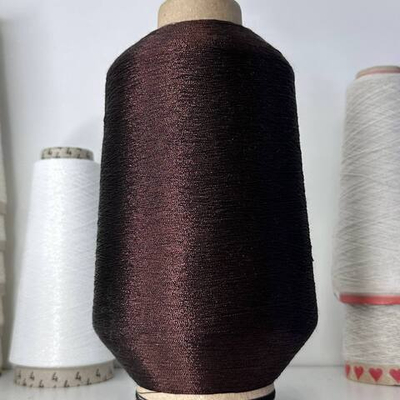 ALIEN - Torcitura di Domaso; 62% металлизированный люрекс, 38% п/а; 2100м/100гр; коричневый блеск;