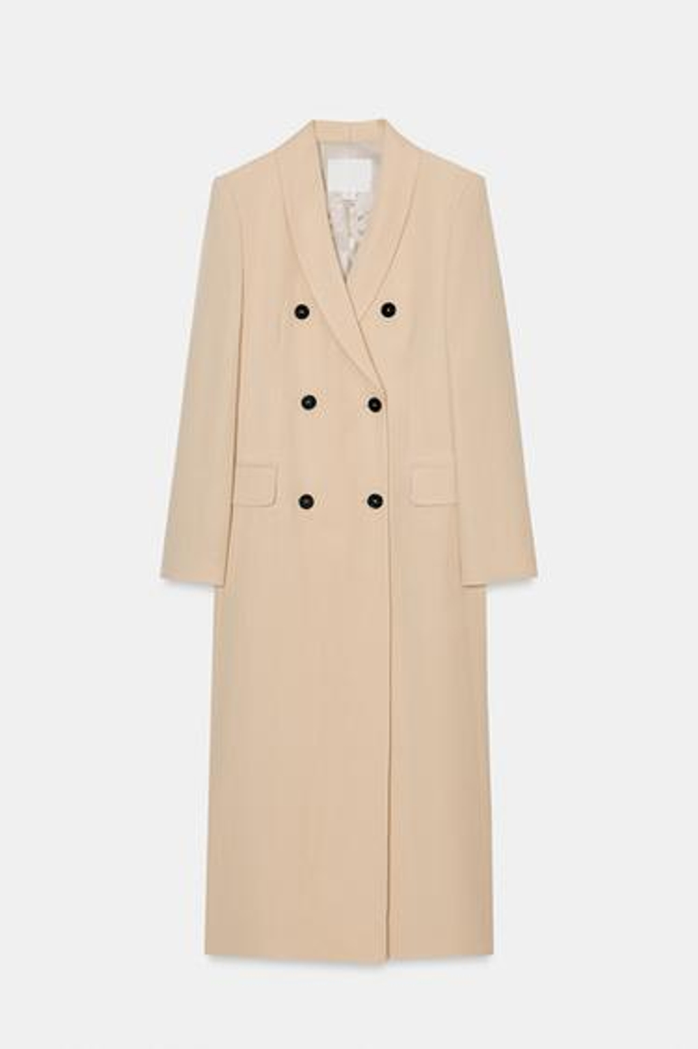 ZW COLLECTION КРУЗАЙ ДЛИННЫЙ ПАЛЬТО - ZARA