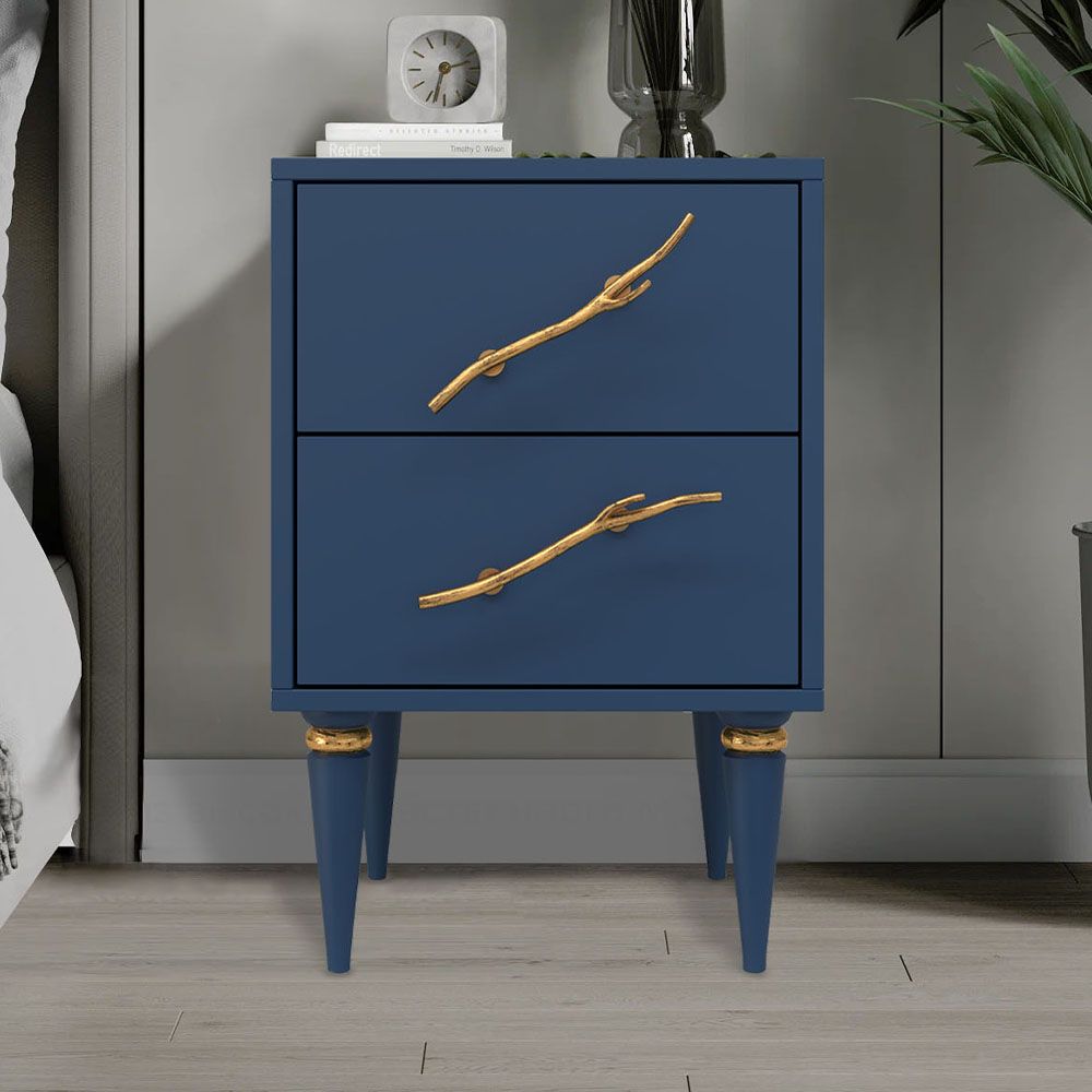 Тумба Арт Колор matte Классик Голд Королевский синий матовый