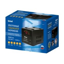 RS-1 5000X Стабилизатор напряжения серии Reliability. 5000ВА. Релейный. однофазный. Напольный. TM Uniel