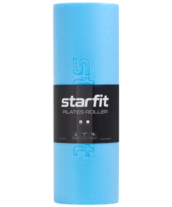 Ролик для йоги и пилатеса FA-501, 15x45 см, синий пастель
