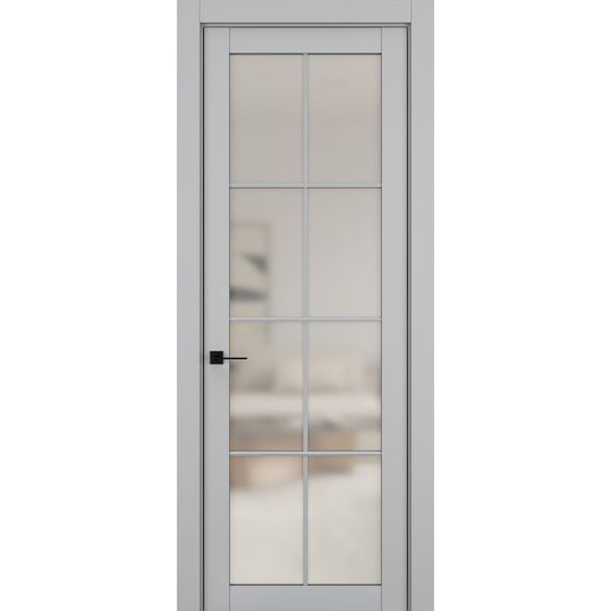 Цена на Межкомнатная дверь керамик NC 5 шеллак серый остеклённая Купить Межкомнатная дверь керамик NC 5 шеллак серый остеклённая