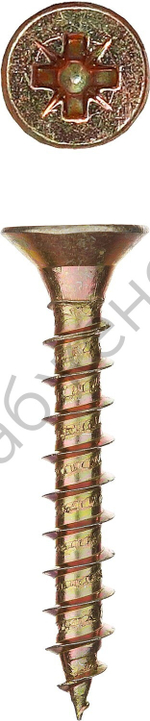 ЗУБР СУ-Ж 120 х 6.0 мм, желтый цинк, универсальный саморез, 800 шт (4-300390-60-120)