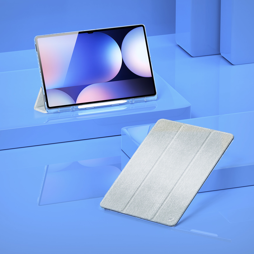 Чехол книжка зеленого цвета от Dux Ducis для Samsung Galaxy Tab S9 Ultra, Tab S10 Ultra и Tab S8 Ultra, серия Unid Series Case