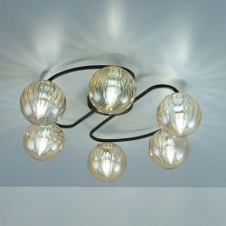 Citilux Эрни CL122165 Люстра потолочная Чёрная