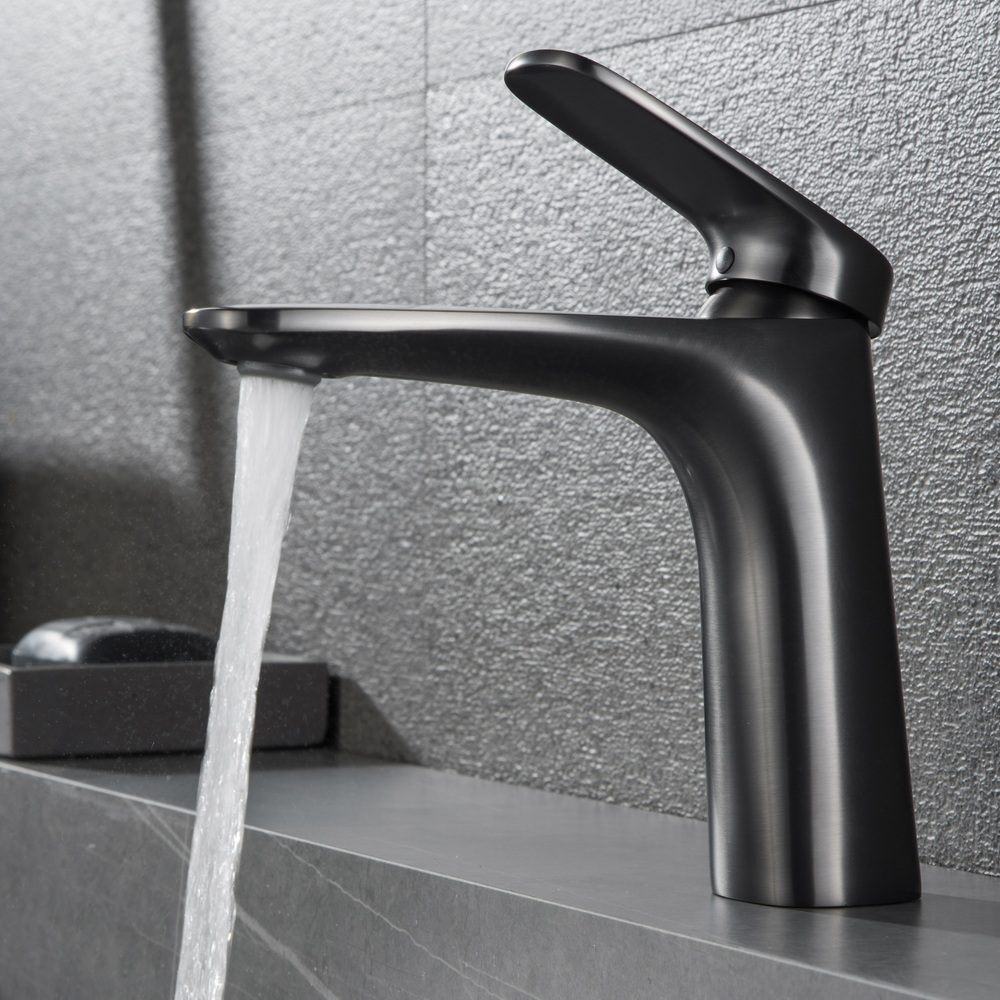 Смеситель для раковины Black&White Universe Gun Metal (UK8701MG)