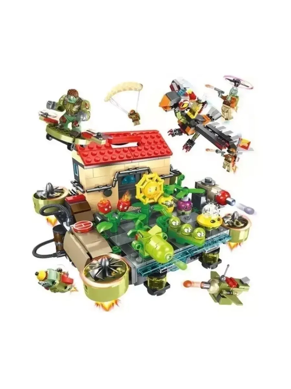 Конструктор Растения против Зомби Нападение птицы 926 дет