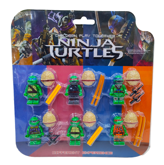 Набор мини-фигурок "Ninja Turtles: Черепашки ниндзя"  6 шт