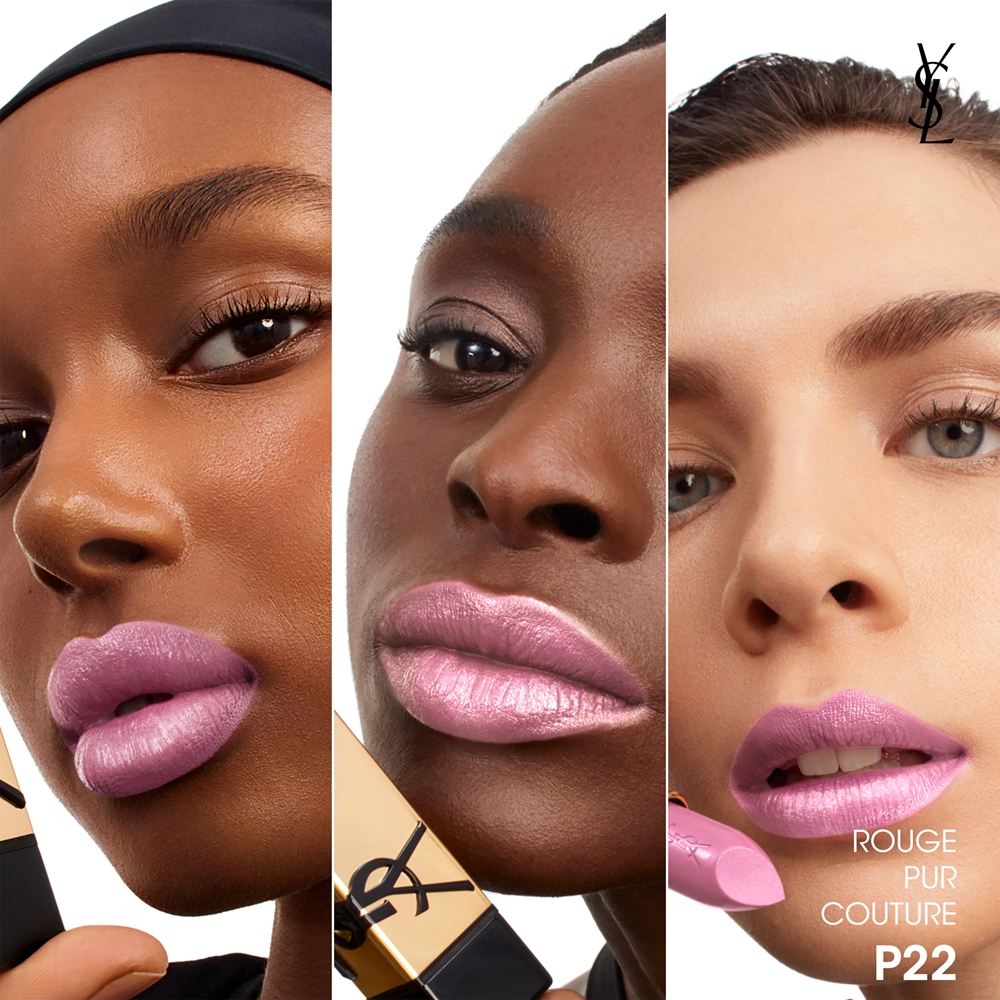 Yves Saint Laurent Rouge Pur Couture - Помада для женщин P22 Rose Celebration, 3 g