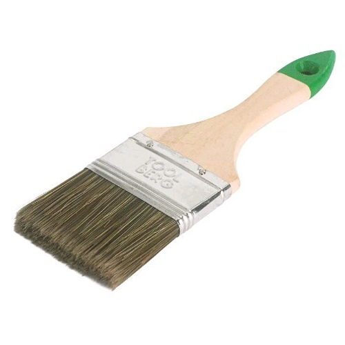 Кисть плоская  Текстура  -  Стандарт   63мм / смешанная щет, дер..руч. TOOLBERG  (Лакра) 0111314