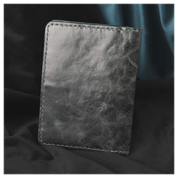 Кожаная обложка на паспорт «Малахитница»