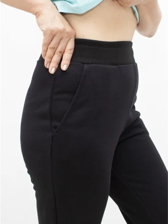 Брюки унисекс, размер 40, цвет черный