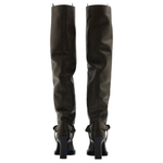 Burberry Stirrup Over the knee Boots 8.5cm Women"s Brown