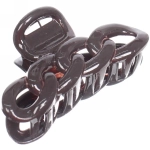 Заколка-краб для волос на блистере «Magic Gloss», кольца, микс 6 цветов, 6,5см