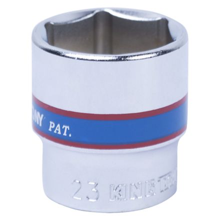 Цена на KING TONY (333523M) Головка торцевая стандартная шестигранная 3/8", 23 мм