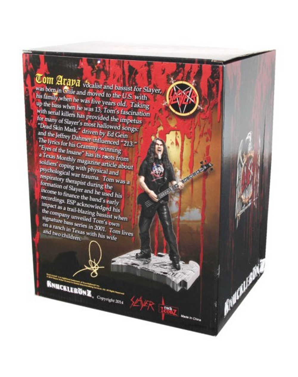 Slayer Tom Araya Rock Iconz Statue