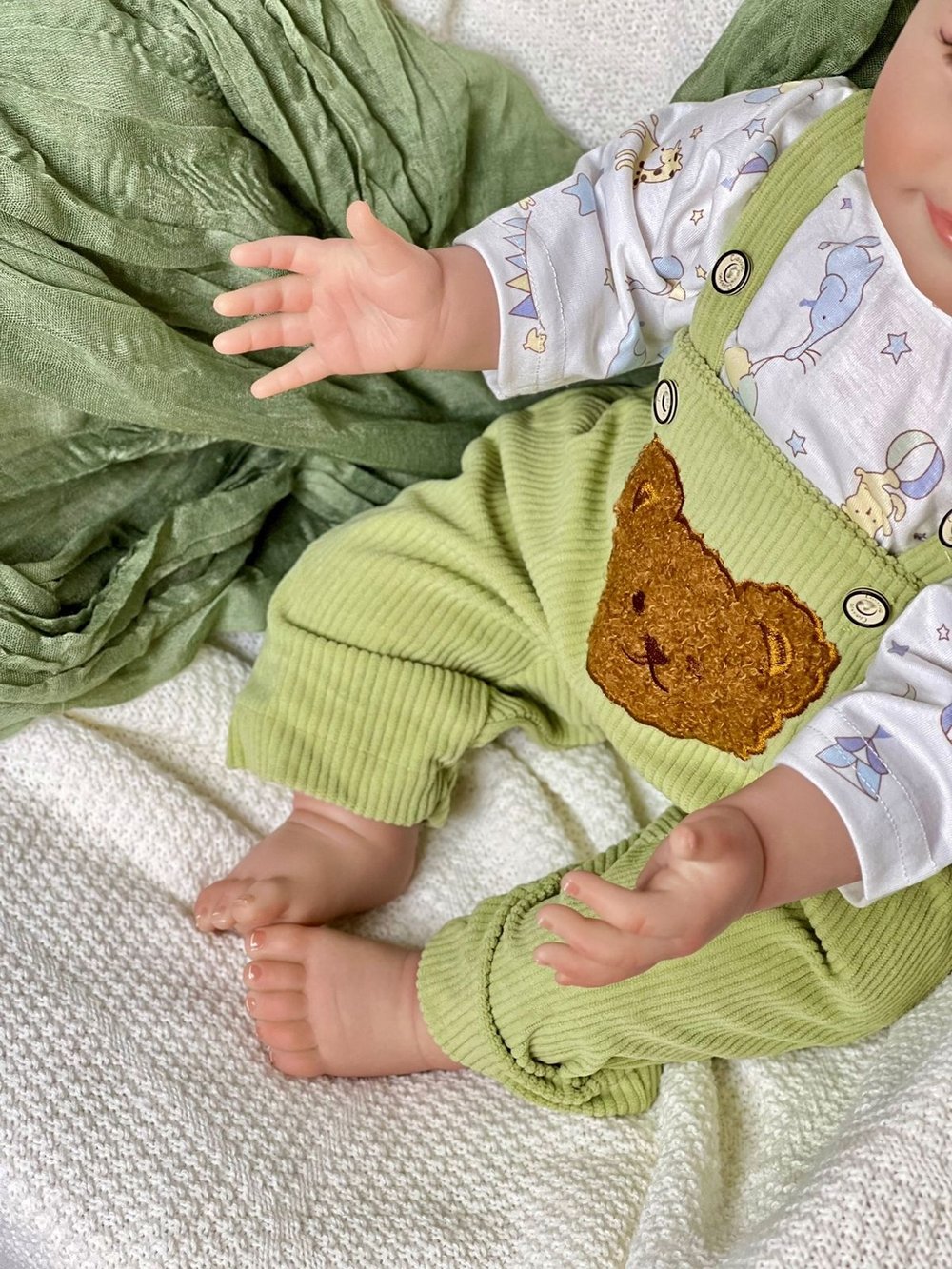 Кукла Реборн мягконабивная 55см в пакете (FA-575A)