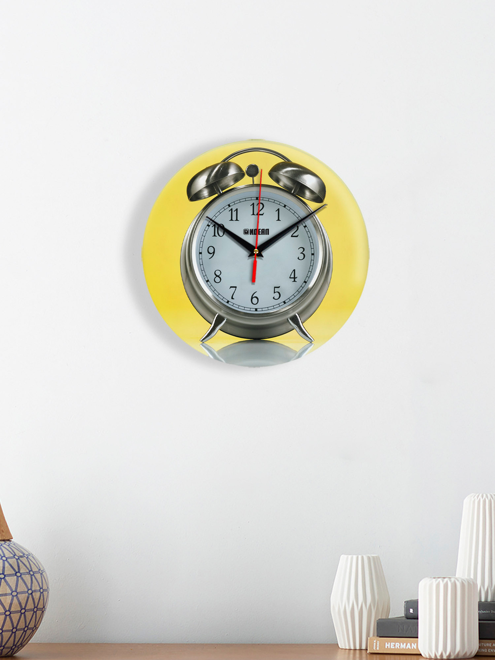 Настенные часы SouvenirClock прикол "Будильник", 28 см, Декор для дома, подарок