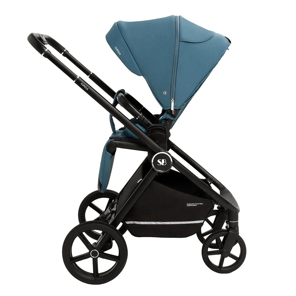 Коляска 3 в 1 Sweet Baby Cupola New + автокресло Premier Grey Ocean Green