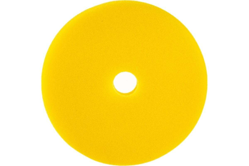 Shine Systems DA Foam Pad Yellow - полировальный круг антиголограммный желтый, 130 мм