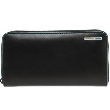 Портмоне Piquadro Blue Square черный телячья кожа (PD1515B2/N)