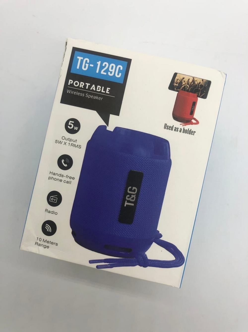 Колонка - Bluetooth TG-129C (черный)