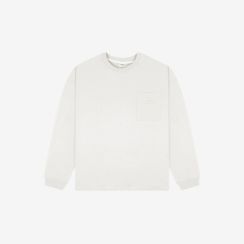 Лонгслив UNIFORM Relaxed Pocket, молочный