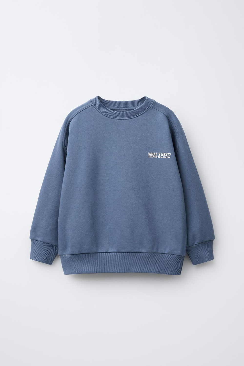 ZARA КОМПЛЕКТ ИЗ ТОЛСТОВКИ И БРЮК-ДЖОГГЕРОВ С ЭТИКЕТКАМИ, СИНИЙ