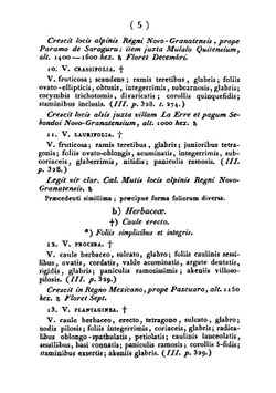 Synopsis Plantarum: Quas in Itinere Ad Plagam Aequinoctialem Orbis Novi | Alexander von Humboldt
