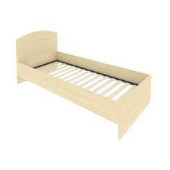 Light Кровать с ортопедическим основанием и изголовьем С-КИ-90 Клен 950*2050*900